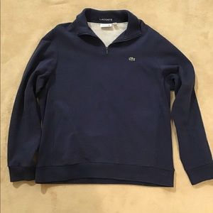 Lacoste 1/3 zip pullover. XL